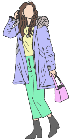 ロマンティストの冬の服装コーデ