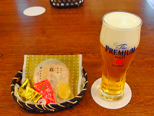 プレミアムモルツと、おつまみ