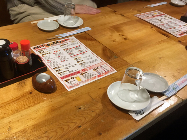 飲み放題メニュー